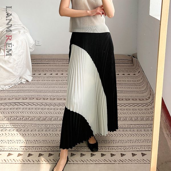 high elastic waist half-body patchwork folds ankle-length big size skirt women fashion spring autumn 2d1573 210507, Black
high elastic waist half-body patchwork folds ankle-length big size skirt women fashion spring autumn 2d1573 210507, Black