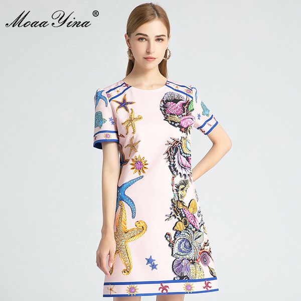 fashion designer dress summer women's dress short sleeve beaded conch starfish pearl print dresses 210524, Black;gray
fashion designer dress summer women's dress short sleeve beaded conch starfish pearl print dresses 210524, Black;gray