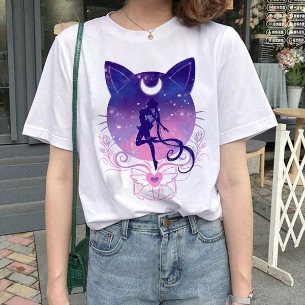 90s vouge graphic tee mens t shirts and women moon harajuku kawaii anime shirt funny cartoon cat, White;black
90s vouge graphic tee mens t shirts and women moon harajuku kawaii anime shirt funny cartoon cat, White;black