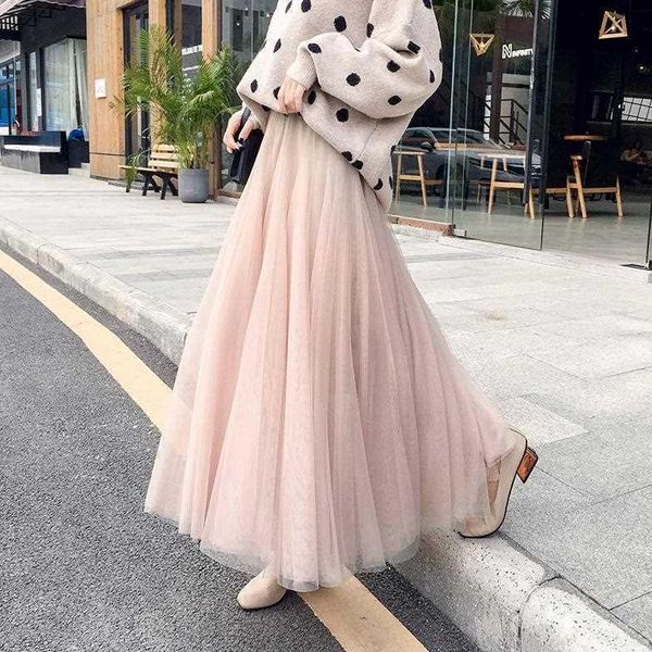 skirts women elegant tulle 2021 spring female preppy style casual fashion high waist mesh elastic solid midi pleated, Black
skirts women elegant tulle 2021 spring female preppy style casual fashion high waist mesh elastic solid midi pleated, Black