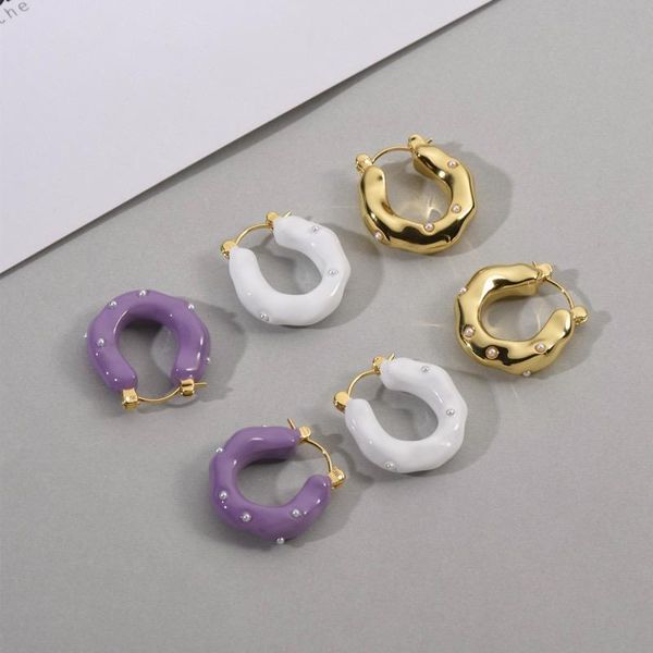 hoop & huggie enamel drip glaze color inlaid earrings ins cold net red same style street all-match jewelry accessories, Golden;silver
hoop & huggie enamel drip glaze color inlaid earrings ins cold net red same style street all-match jewelry accessories, Golden;silver