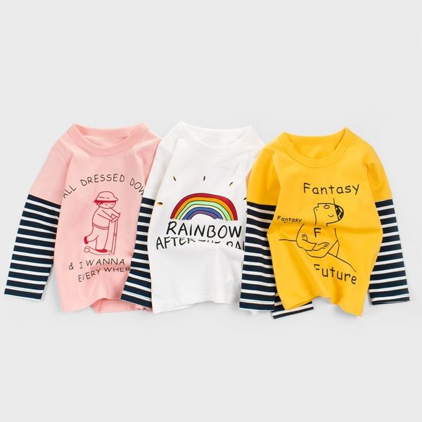 korean version clothing 2021 spring girls' bottom shirt children's long sleeve t-shirt baby clothes, White
korean version clothing 2021 spring girls' bottom shirt children's long sleeve t-shirt baby clothes, White