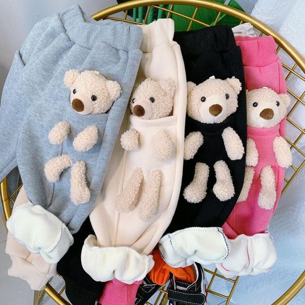 90-130 cm winter girls boys cute cartoon bear pant baby kids children thick warm fleece trousers, Blue
90-130 cm winter girls boys cute cartoon bear pant baby kids children thick warm fleece trousers, Blue