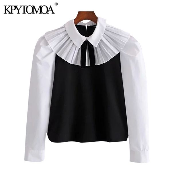 women sweet fashion with bow tied pleated patchwork blouses vintage long sleeve female shirts blusas chic 210420, White
women sweet fashion with bow tied pleated patchwork blouses vintage long sleeve female shirts blusas chic 210420, White