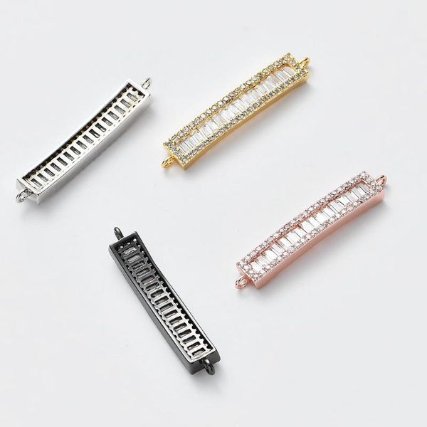 5pcs/lot 6*35mm ultra light copper micro zircon bracelet connection accessories fashion for men and women slfa023 pendant necklaces, Silver
5pcs/lot 6*35mm ultra light copper micro zircon bracelet connection accessories fashion for men and women slfa023 pendant necklaces, Silver