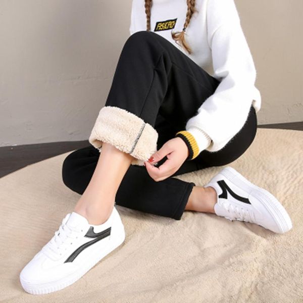 women's pants & capris women sport sweatpants 2021 candy color thickening haram winter warm fleece trouser solid plus size trousers p94, Black;white
women's pants & capris women sport sweatpants 2021 candy color thickening haram winter warm fleece trouser solid plus size trousers p94, Black;white
