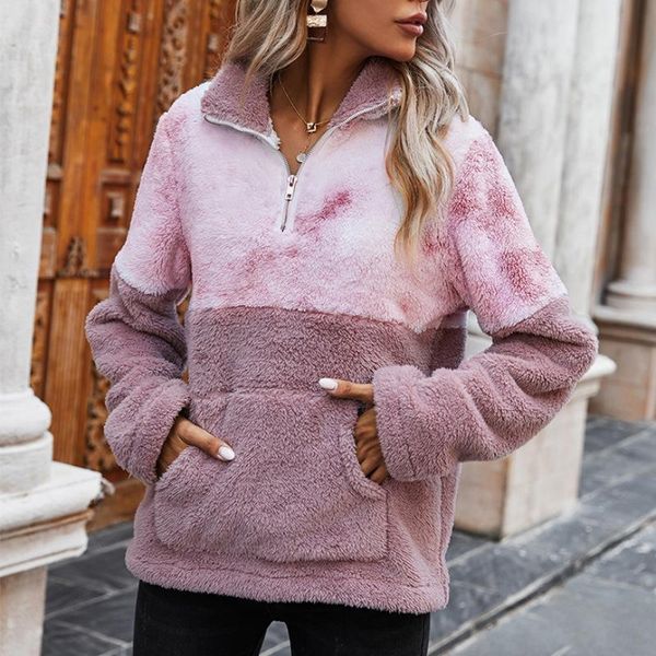 women's hoodies & sweatshirts ladies fashion tie dye pullover sweatshirt with pocket female plush outwear warm overcoat, Black
women's hoodies & sweatshirts ladies fashion tie dye pullover sweatshirt with pocket female plush outwear warm overcoat, Black