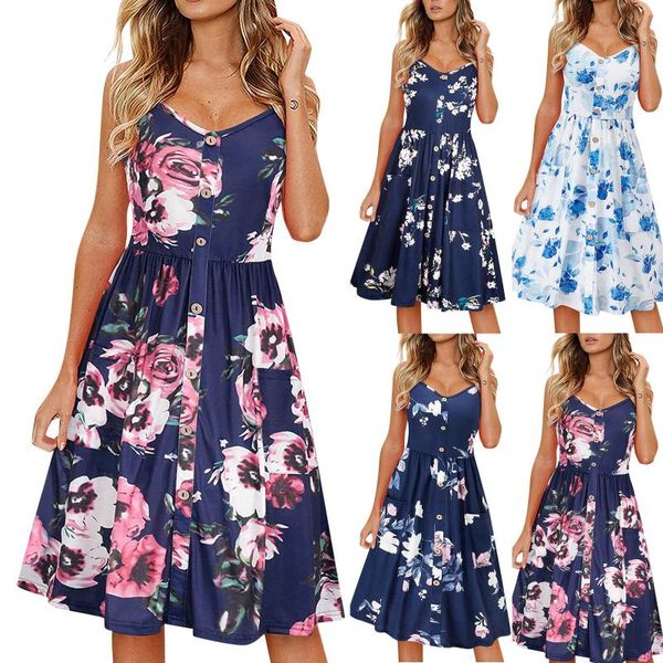 casual dresses women fashion floral print sleeveless v-neck short summer for 2021 vestido de mujer, Black;gray
casual dresses women fashion floral print sleeveless v-neck short summer for 2021 vestido de mujer, Black;gray