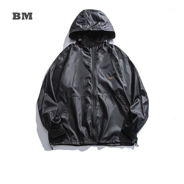 men's jackets summer thin functional sun protection clothing kpop couple breathable hoodie korean streetwear loose casual jacket men, Black;brown
men's jackets summer thin functional sun protection clothing kpop couple breathable hoodie korean streetwear loose casual jacket men, Black;brown