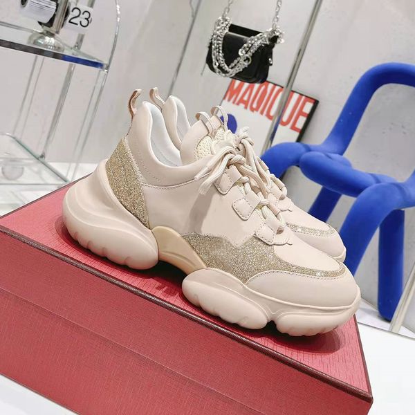 2022 spring new women sports casual shoes leather low cut lace-up lightweight comfort thick soled old dad sneakers leisure platform runner t, Black
2022 spring new women sports casual shoes leather low cut lace-up lightweight comfort thick soled old dad sneakers leisure platform runner t, Black