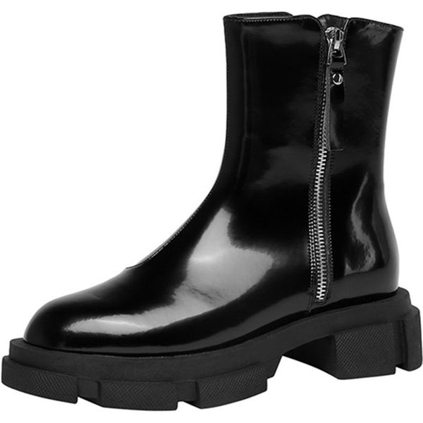 boots discvry 2021 winter 100% genuine leather women fashion ankle chunky platform female warm shoes, Black
boots discvry 2021 winter 100% genuine leather women fashion ankle chunky platform female warm shoes, Black