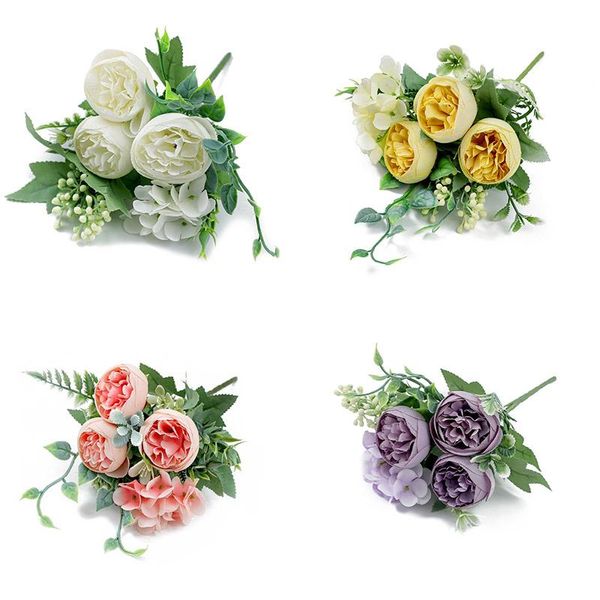 white rose artificial flower silk bouquet home wedding diy decoration plastic table decorative flowers & wreaths
white rose artificial flower silk bouquet home wedding diy decoration plastic table decorative flowers & wreaths