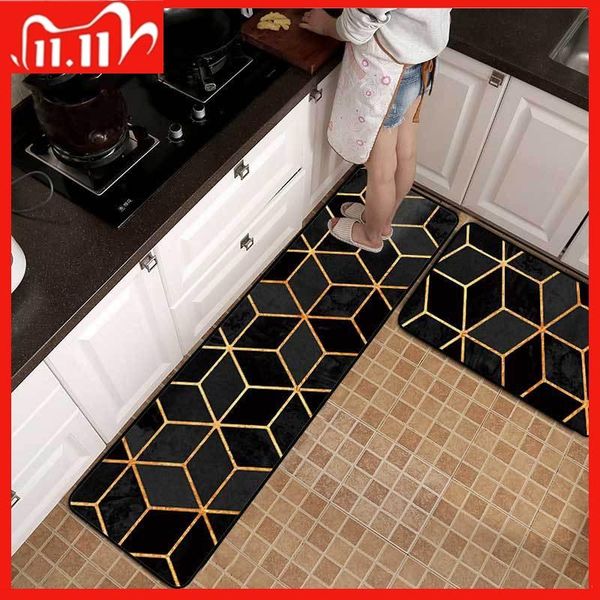nordic style kitchen carpet home waterproof golden line geometric pattern carpets oil-proof mat
nordic style kitchen carpet home waterproof golden line geometric pattern carpets oil-proof mat
