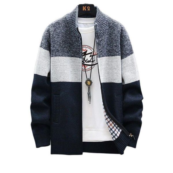 men's sweaters slim sweater men spring cardigan mens streetwear thick warm coat knitted men's patchwork jumper clothing, White;black
men's sweaters slim sweater men spring cardigan mens streetwear thick warm coat knitted men's patchwork jumper clothing, White;black
