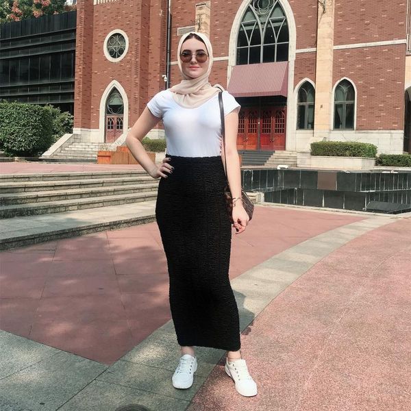 skirts faldas mujer moda muslim knitted high waist maxi pencil long skirt jupe longue femme womens clothing crayon, Black
skirts faldas mujer moda muslim knitted high waist maxi pencil long skirt jupe longue femme womens clothing crayon, Black