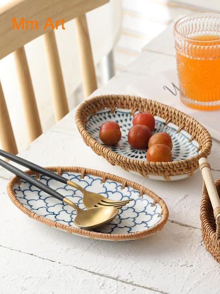 baking & pastry tools rattan fruit plate ins style japanese ceramic nordic retro snack tray
baking & pastry tools rattan fruit plate ins style japanese ceramic nordic retro snack tray