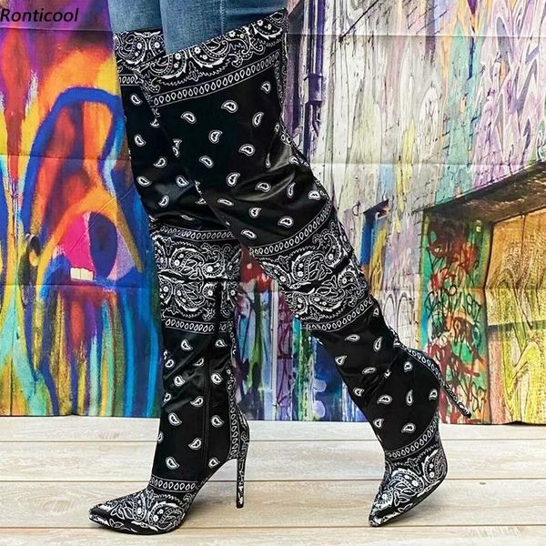 ronticool handmade women winter thigh high boots stiletto heels pointed toe gorgeous 3 color us size 45 46 47, Black
ronticool handmade women winter thigh high boots stiletto heels pointed toe gorgeous 3 color us size 45 46 47, Black