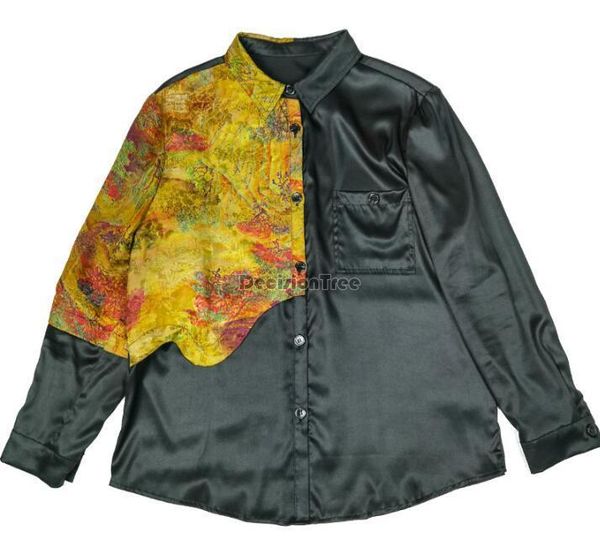 ethnic clothing 2021 chinese traditional blouse improved stand up collar shirt splicing design exquisite printing comfortable fabric top, Red
ethnic clothing 2021 chinese traditional blouse improved stand up collar shirt splicing design exquisite printing comfortable fabric top, Red
