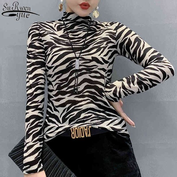 new women turtleneck female cool girl's hippop streetwear long sleeve shirt women zebra stripe slim t-shirt 11369 210417, White
new women turtleneck female cool girl's hippop streetwear long sleeve shirt women zebra stripe slim t-shirt 11369 210417, White