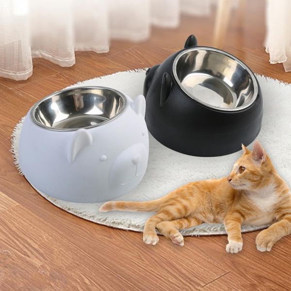 dog bowls & feeders stainless steel cat bowl 15°slanted non-slip pet feeder utensils puppy kitten feeding container
dog bowls & feeders stainless steel cat bowl 15°slanted non-slip pet feeder utensils puppy kitten feeding container
