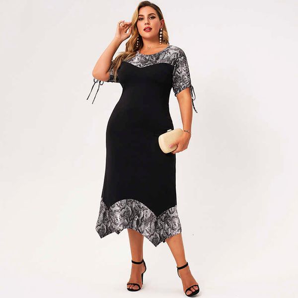 casual dresses summer women 2021 plus size black o-neck short bandage sleeves splicing printing a-line irregular loose es 0v5a, Black;gray
casual dresses summer women 2021 plus size black o-neck short bandage sleeves splicing printing a-line irregular loose es 0v5a, Black;gray