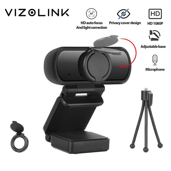 webcams vizolink privacy cover webcam with microphone tripod real 1080p 200w pixels full hd 110° wide angle camera for video conference
webcams vizolink privacy cover webcam with microphone tripod real 1080p 200w pixels full hd 110° wide angle camera for video conference