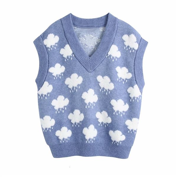 women's sweaters women fashion za knitted cloud sprint blue pullover vest female casual v-neck sleeveless elastic girls jumpers sz, White;black
women's sweaters women fashion za knitted cloud sprint blue pullover vest female casual v-neck sleeveless elastic girls jumpers sz, White;black