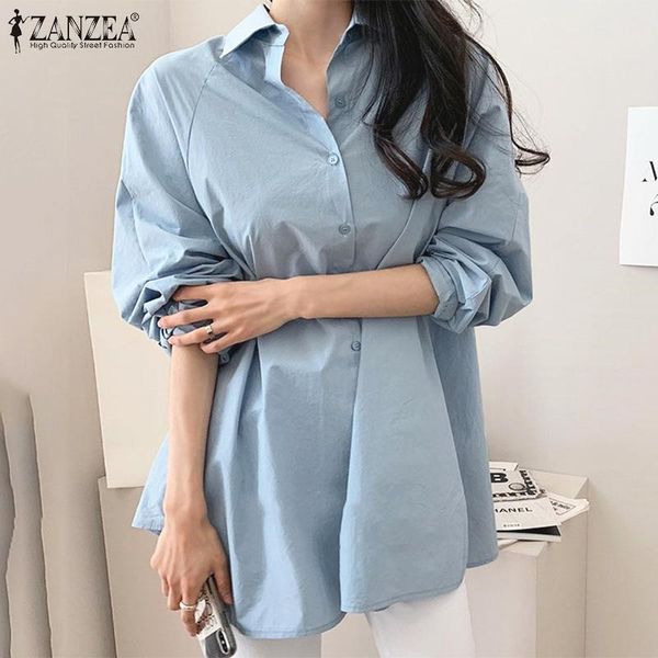 fashion asymmetrical zanzea women blouse 2021 autumn lapel long sleeve shirts buttons baggy casual solid blusas chemise women's blouse, White
fashion asymmetrical zanzea women blouse 2021 autumn lapel long sleeve shirts buttons baggy casual solid blusas chemise women's blouse, White