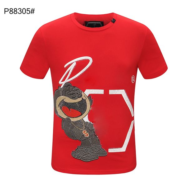 100% cotton designer mens t-shirt skull crystal tees basic solid print letter bear skateboard casual punk tee shirts luxury clothing orangu, White;black
100% cotton designer mens t-shirt skull crystal tees basic solid print letter bear skateboard casual punk tee shirts luxury clothing orangu, White;black