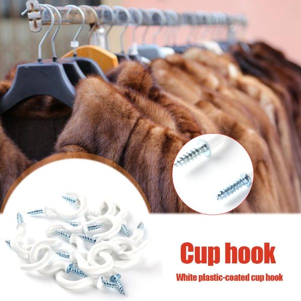 hooks & rails 100pcs shouldered hanger c cup hook screw-in mug cabinet tool screw hooking in spiral
hooks & rails 100pcs shouldered hanger c cup hook screw-in mug cabinet tool screw hooking in spiral