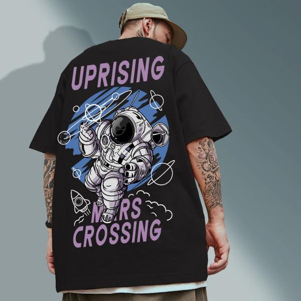 men's t-shirts 2021 t shirt vertical cartoon astronaut t-shirt men short sleeve loose ins fashion brand print oversized tshirt, White;black
men's t-shirts 2021 t shirt vertical cartoon astronaut t-shirt men short sleeve loose ins fashion brand print oversized tshirt, White;black