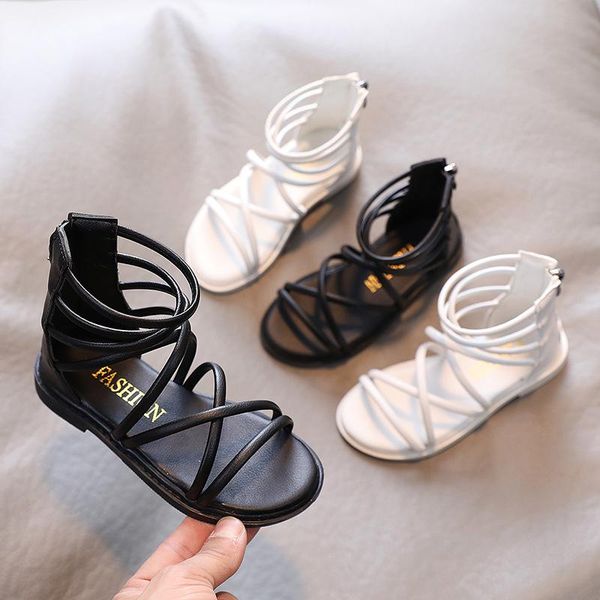 sandals girls fashion zipper roman shoes big kids princess open toe beach, Black;red
sandals girls fashion zipper roman shoes big kids princess open toe beach, Black;red