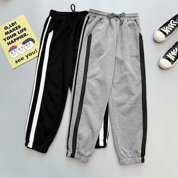 women's pants & capris women jogger fashion 2021 spring and autumn female ankle-length white stripes student black gray n64, Black;white
women's pants & capris women jogger fashion 2021 spring and autumn female ankle-length white stripes student black gray n64, Black;white