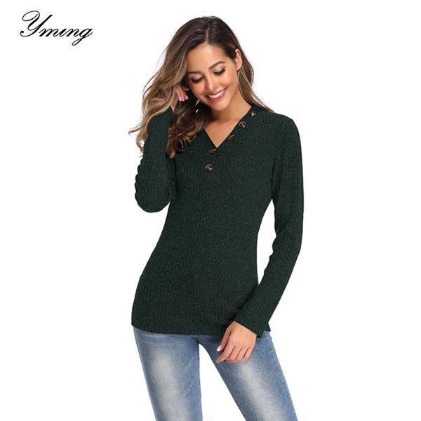 women's sweaters yming spring autum women knitted long sleeve sweater v-neck pullover slim button casual soft jumper, White;black
women's sweaters yming spring autum women knitted long sleeve sweater v-neck pullover slim button casual soft jumper, White;black