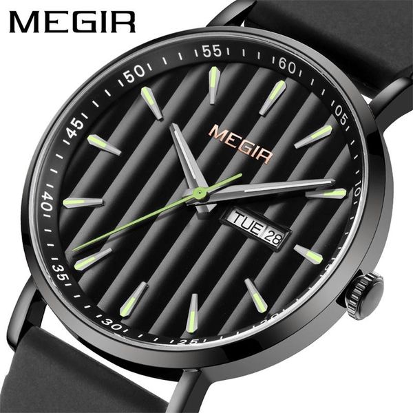 wristwatches mens watches megir waterproof ultra thin date clock male silicon strap casual quartz watch men sports, Slivery;brown
wristwatches mens watches megir waterproof ultra thin date clock male silicon strap casual quartz watch men sports, Slivery;brown