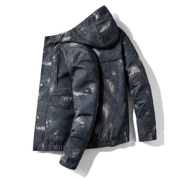 men's jackets 2021 spring and autumn camouflage all-match outer wear handsome hooded thin trend, Black;brown
men's jackets 2021 spring and autumn camouflage all-match outer wear handsome hooded thin trend, Black;brown