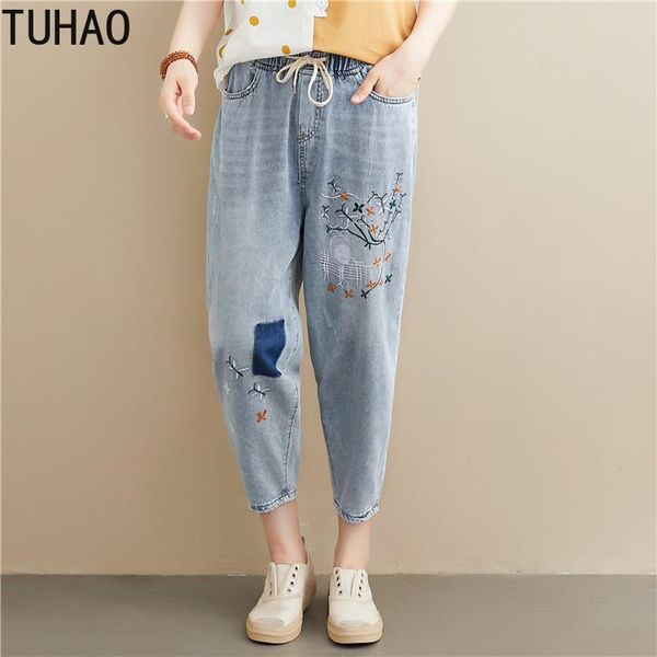 women's pants & capris tuhao autumn patchwork large size loose ankle jeans embrodery harajuku plus female trousers clothes wm36, Black;white
women's pants & capris tuhao autumn patchwork large size loose ankle jeans embrodery harajuku plus female trousers clothes wm36, Black;white