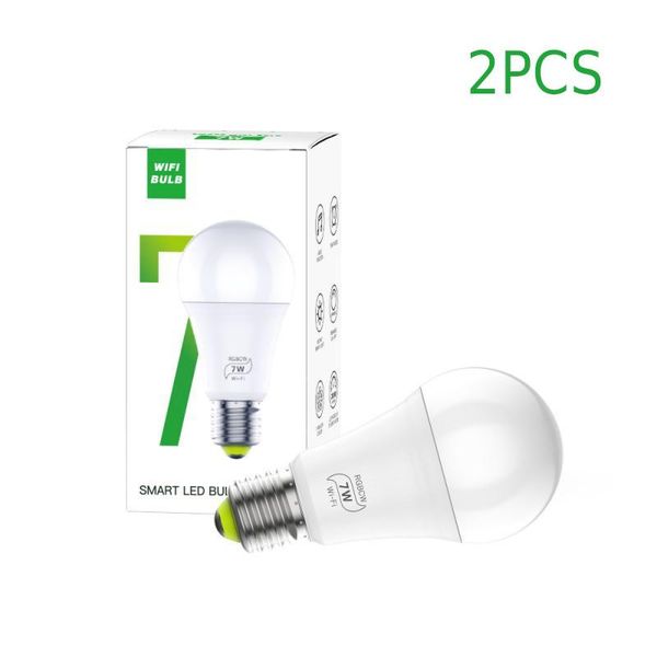 bulbs 2pcs 7w e27 wifi smart light bulb dimmable multicolor wake-up lights compatible with alexa and google assistant led 2021
bulbs 2pcs 7w e27 wifi smart light bulb dimmable multicolor wake-up lights compatible with alexa and google assistant led 2021