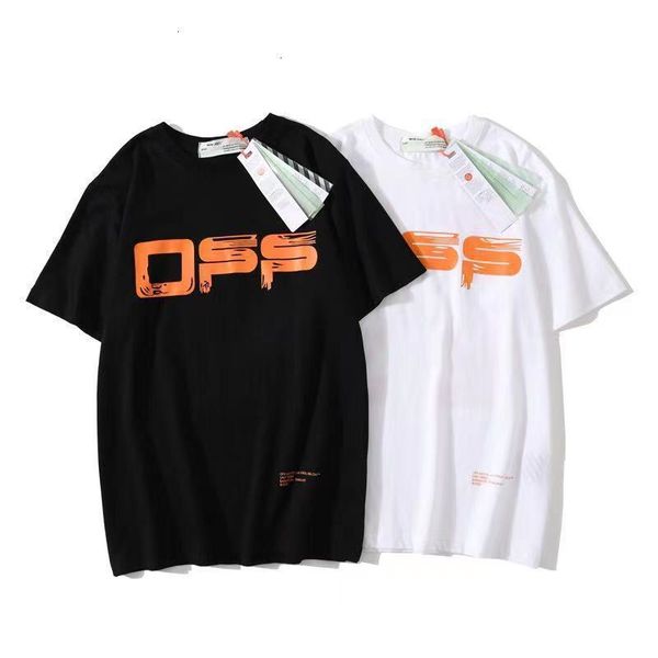 letter orange brand off arrstyle print short sleeve men and women lovers same round neck t-shirt summer tide, White;black
letter orange brand off arrstyle print short sleeve men and women lovers same round neck t-shirt summer tide, White;black