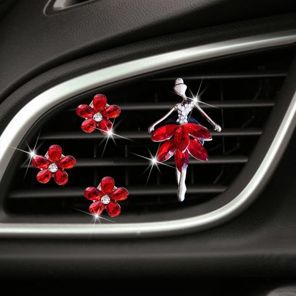 car air freshener color crystal flower shining ballet girl ladies' perfume decoration clip
car air freshener color crystal flower shining ballet girl ladies' perfume decoration clip