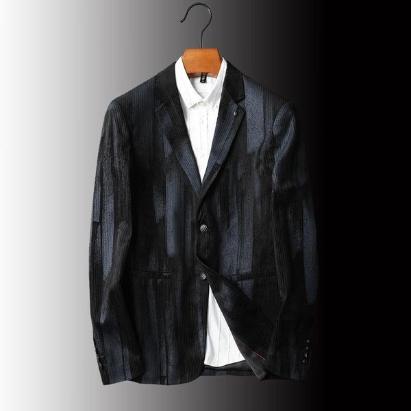 men's suits & blazers autumn high-end small suit jacket single corduroy, White;black
men's suits & blazers autumn high-end small suit jacket single corduroy, White;black