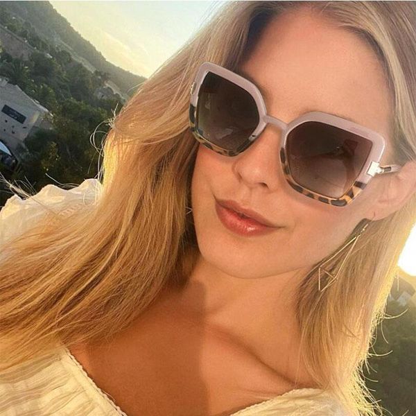 sunglasses women est oversized square pink leopard trend funky design gradient sun glasses 2021 goggles uv400, White;black
sunglasses women est oversized square pink leopard trend funky design gradient sun glasses 2021 goggles uv400, White;black