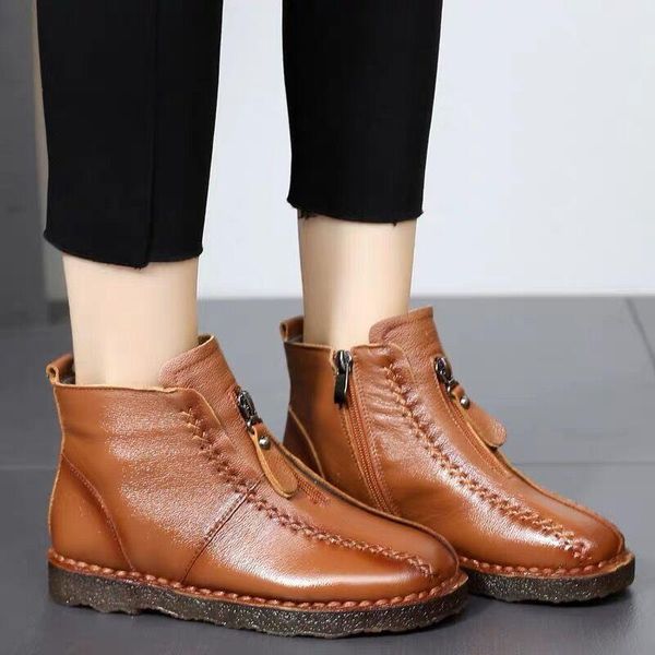 boots nausk winter leisure plus velvet thick snowboots womens cotton shoes sewing zipper short ankle women size 35-43, Black
boots nausk winter leisure plus velvet thick snowboots womens cotton shoes sewing zipper short ankle women size 35-43, Black