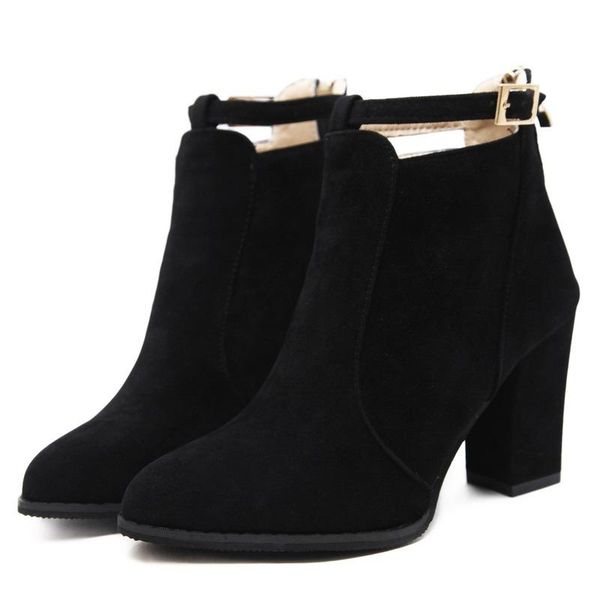 size 34-39 pu leather short booties black ladies shoes platform autumn fashion women boots high heels buckle
size 34-39 pu leather short booties black ladies shoes platform autumn fashion women boots high heels buckle