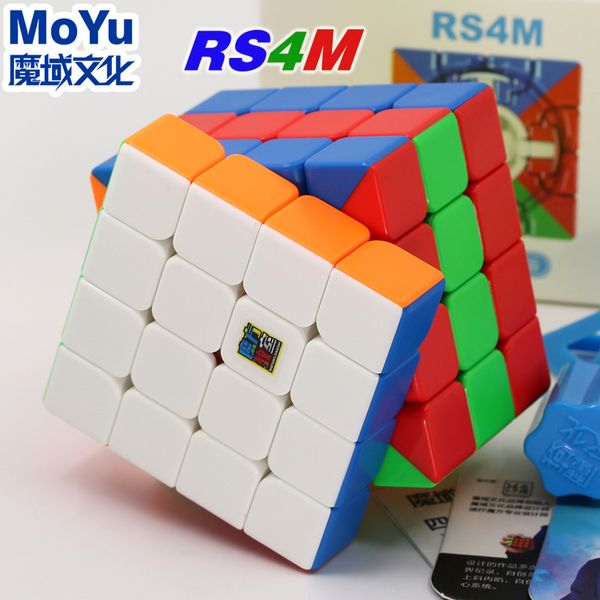 MoYu Magic Cube RS4M 4X4 Magnetic cube 4x4x4 RS4 M Stickerless Professional Speed Cubes Educational Toys Twist Game gift puzzles
MoYu Magic Cube RS4M 4X4 Magnetic cube 4x4x4 RS4 M Stickerless Professional Speed Cubes Educational Toys Twist Game gift puzzles