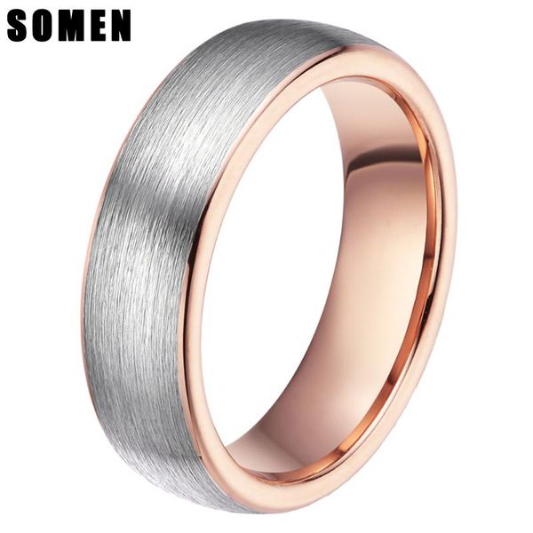 wedding rings 6mm brushed rose gold inlay tungsten carbide for women engagement ring female band fashion jewelry anillos mujer, Slivery;golden
wedding rings 6mm brushed rose gold inlay tungsten carbide for women engagement ring female band fashion jewelry anillos mujer, Slivery;golden