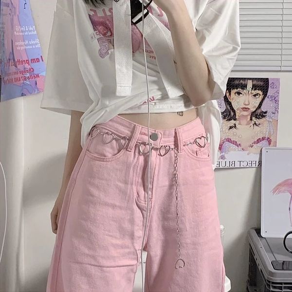 women's jeans pink female wide jeans, high waist, current, casual, fine, leisure, breathable, urban fashion pmn0, Blue
women's jeans pink female wide jeans, high waist, current, casual, fine, leisure, breathable, urban fashion pmn0, Blue