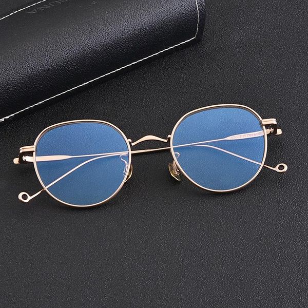 korean brand design retro round eyeglasses frame titanium ultra-light glasses handmade prescription optical eyewear fashion sunglasses frame, Black
korean brand design retro round eyeglasses frame titanium ultra-light glasses handmade prescription optical eyewear fashion sunglasses frame, Black