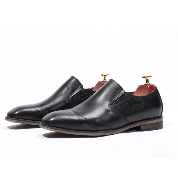 dress shoes fashion mens genuine leather slip on men special sole oxfords business wedding party formal e84, Black
dress shoes fashion mens genuine leather slip on men special sole oxfords business wedding party formal e84, Black