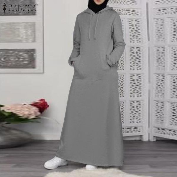 casual dresses zanzea vintage hoodies maxi long dress 2021 autumn sweatshirt women sleeve hooded kaftan muslim vestido robe femme, Black;gray
casual dresses zanzea vintage hoodies maxi long dress 2021 autumn sweatshirt women sleeve hooded kaftan muslim vestido robe femme, Black;gray